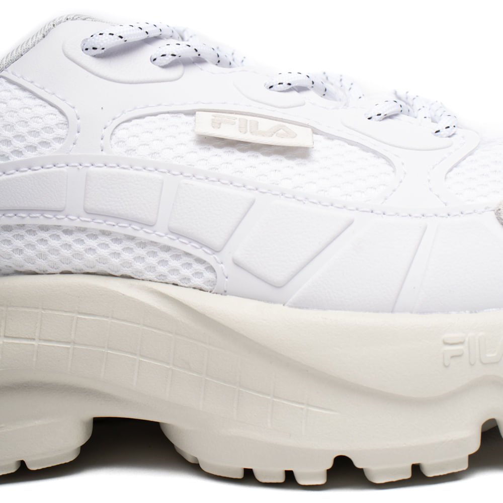 Tênis Feminino Fila Destroyer Tratorado Branco/Cinza Branco 6