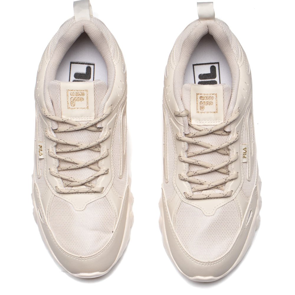 Tênis Feminino Fila Venture Tracer 2 Tratorado Bege/Dourado Bege 4