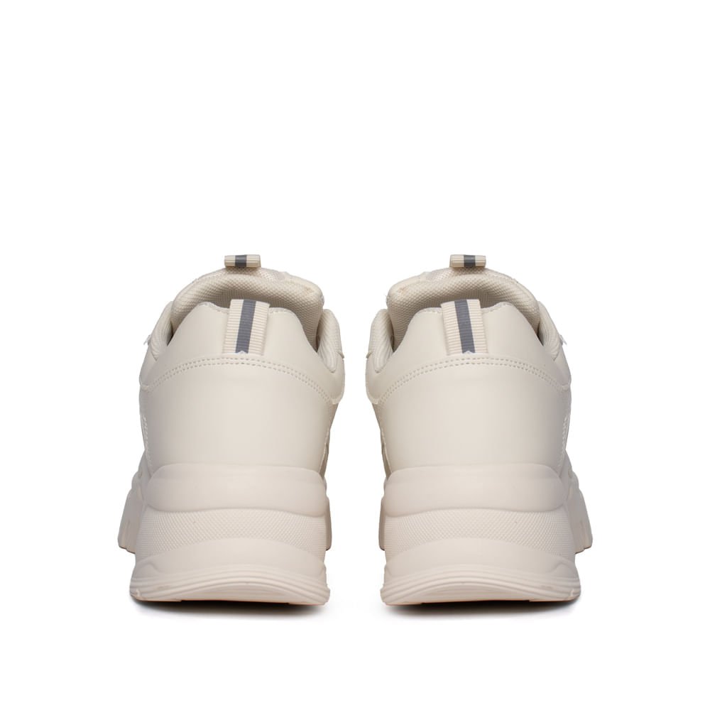 Tênis Feminino Ramarim Napa Recortes Chunky Off White Off White 3