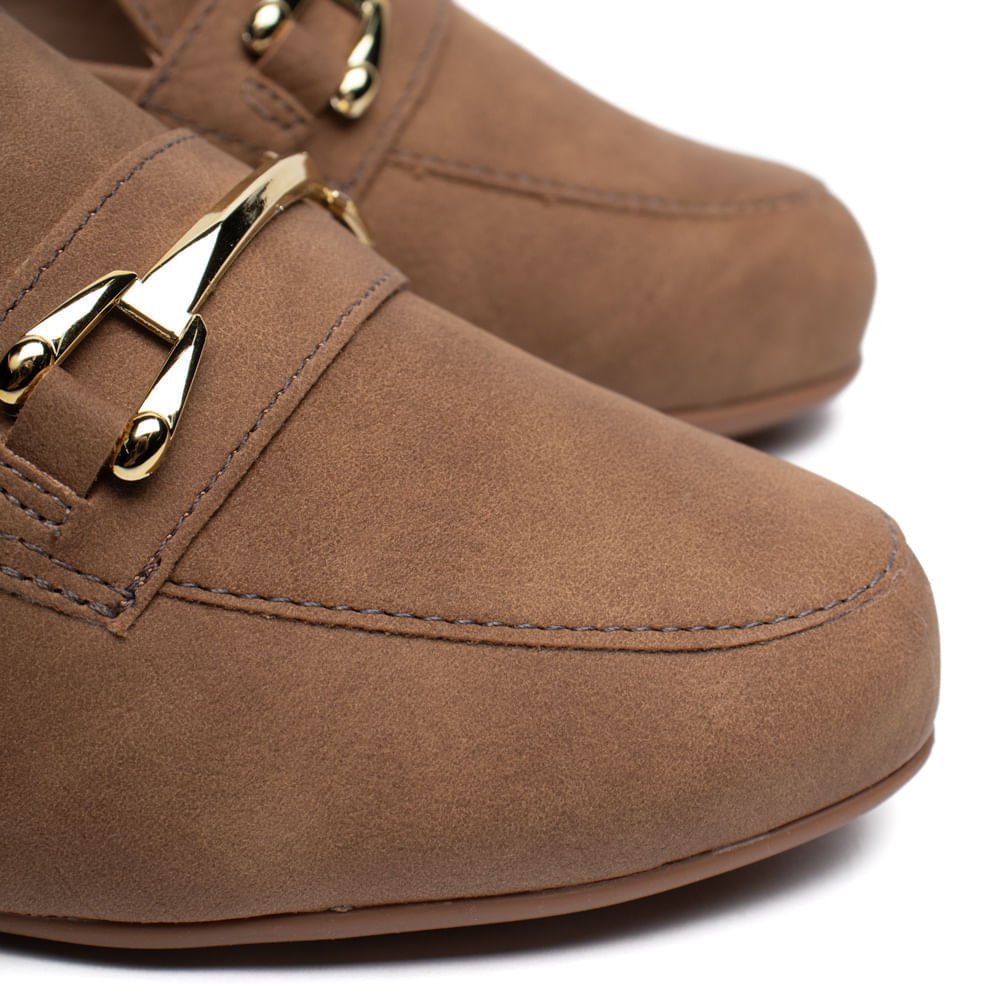 Mule Feminino Modare Napa Veluna Conforto Marrom Claro Marrom 5