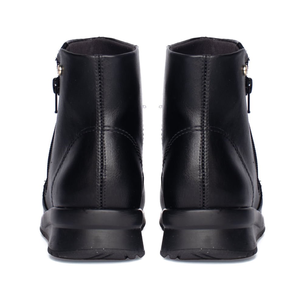 Bota Feminina Comfortflex Napa Preto Preto 3