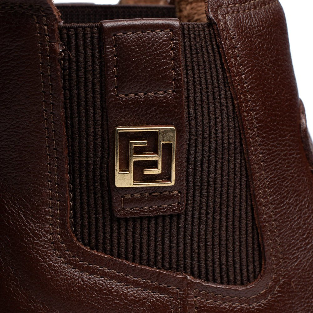 Bota Feminina Pegada Frontier Couro Marrom Pinhão Marrom 6