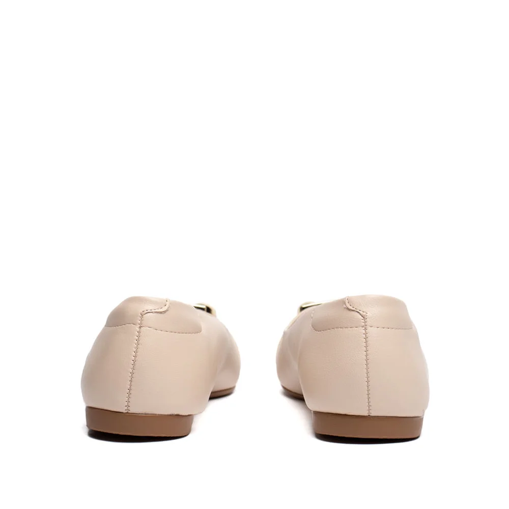 Sapatilha Feminina Beira Rio Napa Turim Bege/Dourado Bege 3