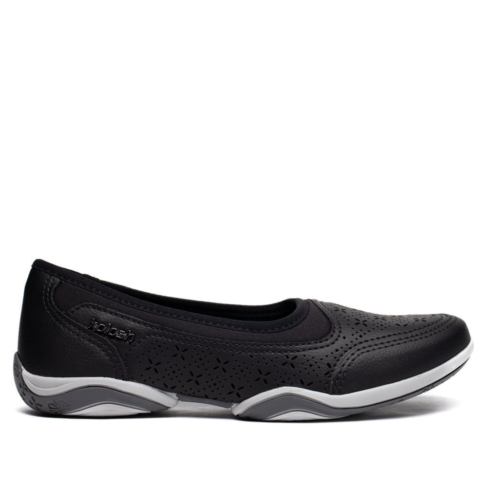 Sapatilha Feminina Kolosh Slip On Preto