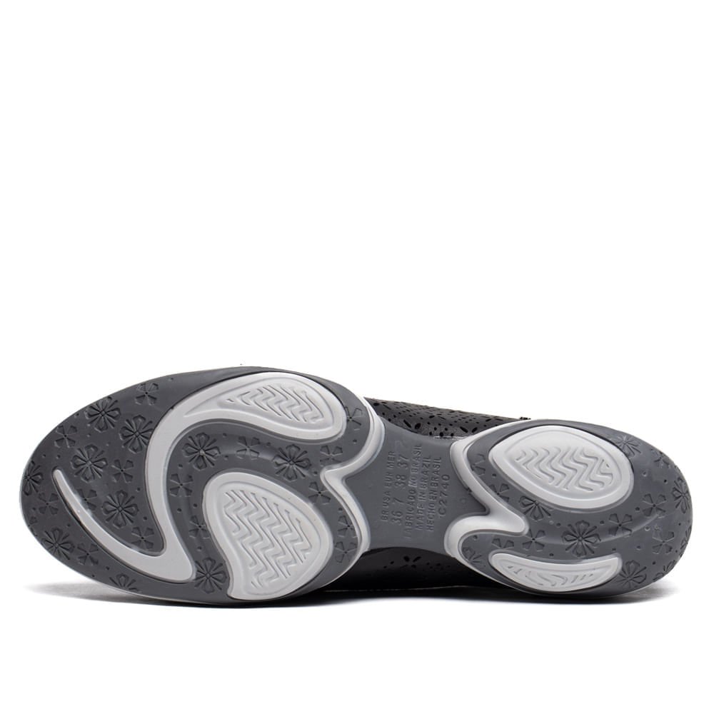 Sapatilha Feminina Kolosh Slip On Preto Preto 2