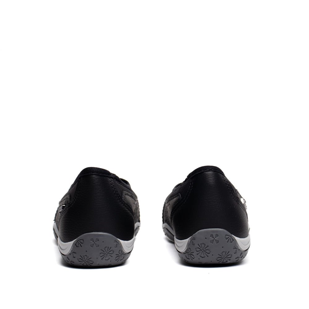 Sapatilha Feminina Kolosh Slip On Preto Preto 3