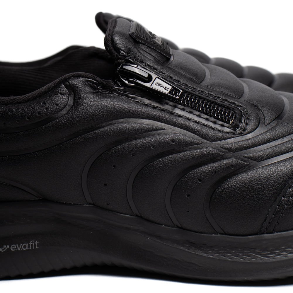 Tênis Feminino Kolosh EVAFit Calce Fácil Preto Preto 6