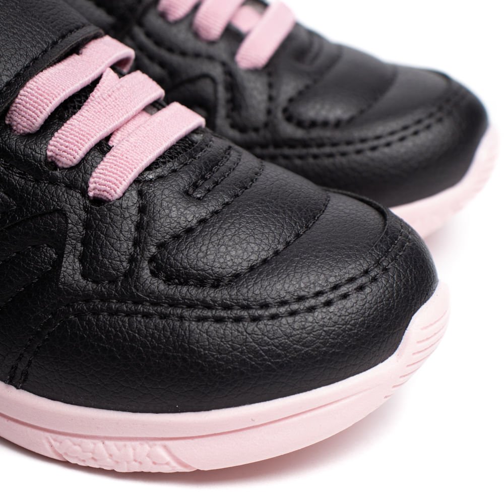 Tênis Infantil Pampili Escolar Preto/Rosa Preto/Rosa 5