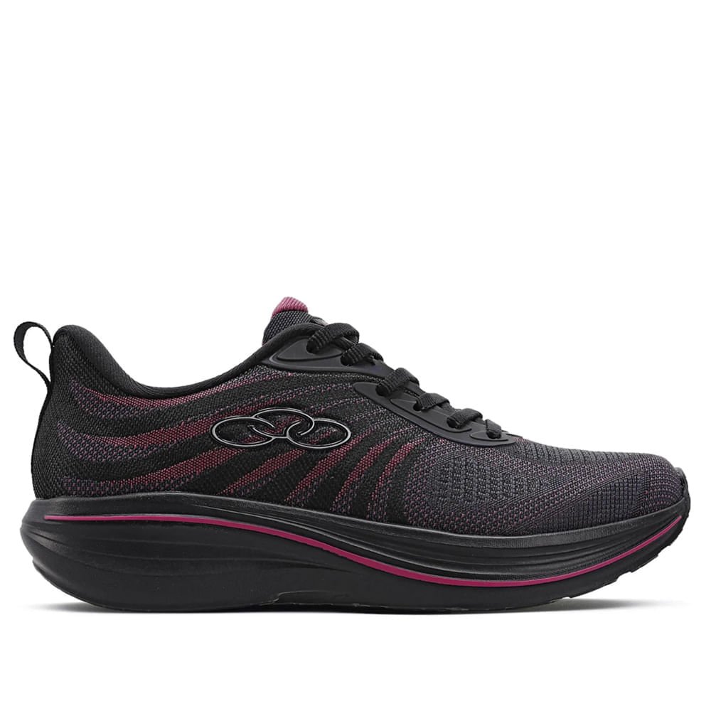 Tênis Feminino Olympikus Bruma Preto/Pink
