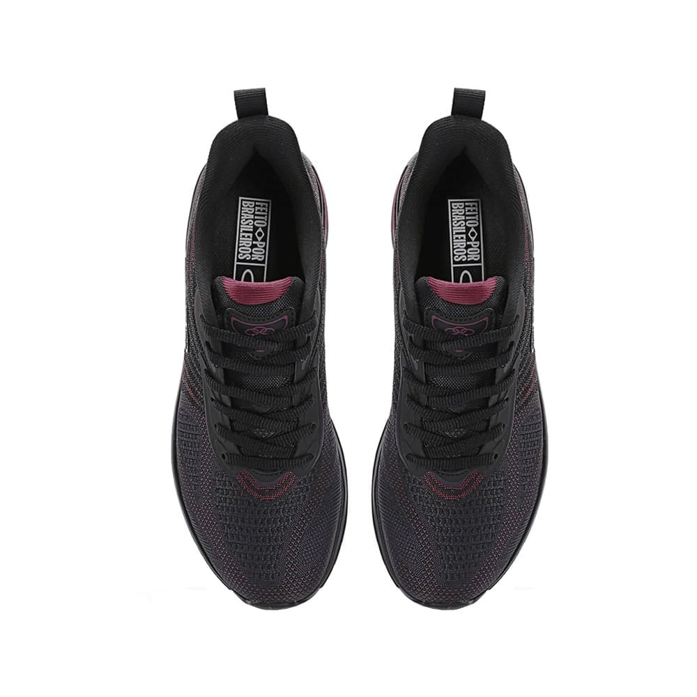 Tênis Feminino Olympikus Bruma Preto/Pink Preto/Pink 4