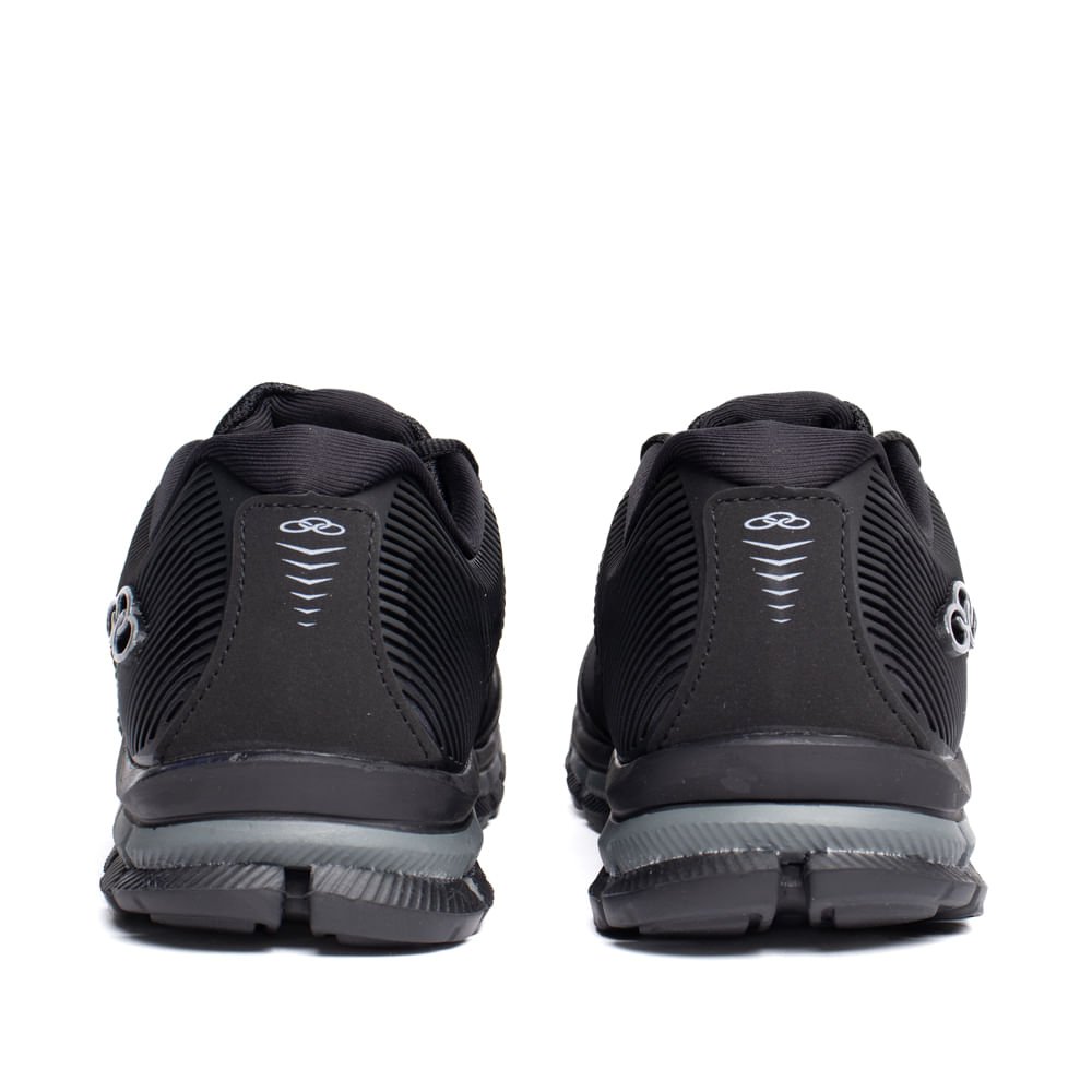 Tênis Masculino Olympikus Dynamic Cover Grid Preto Preto 3