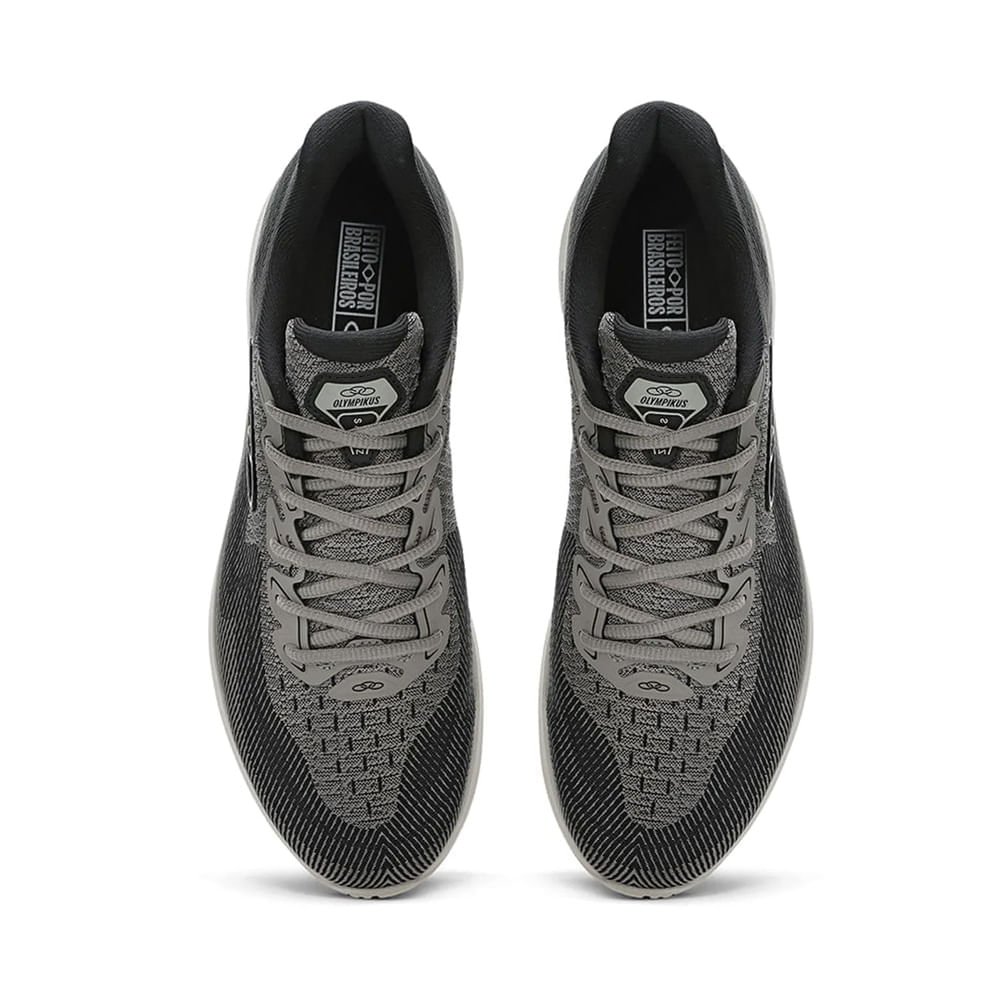 Tênis Masculino Olympikus Sagaz Cinza/Preto Preto 4