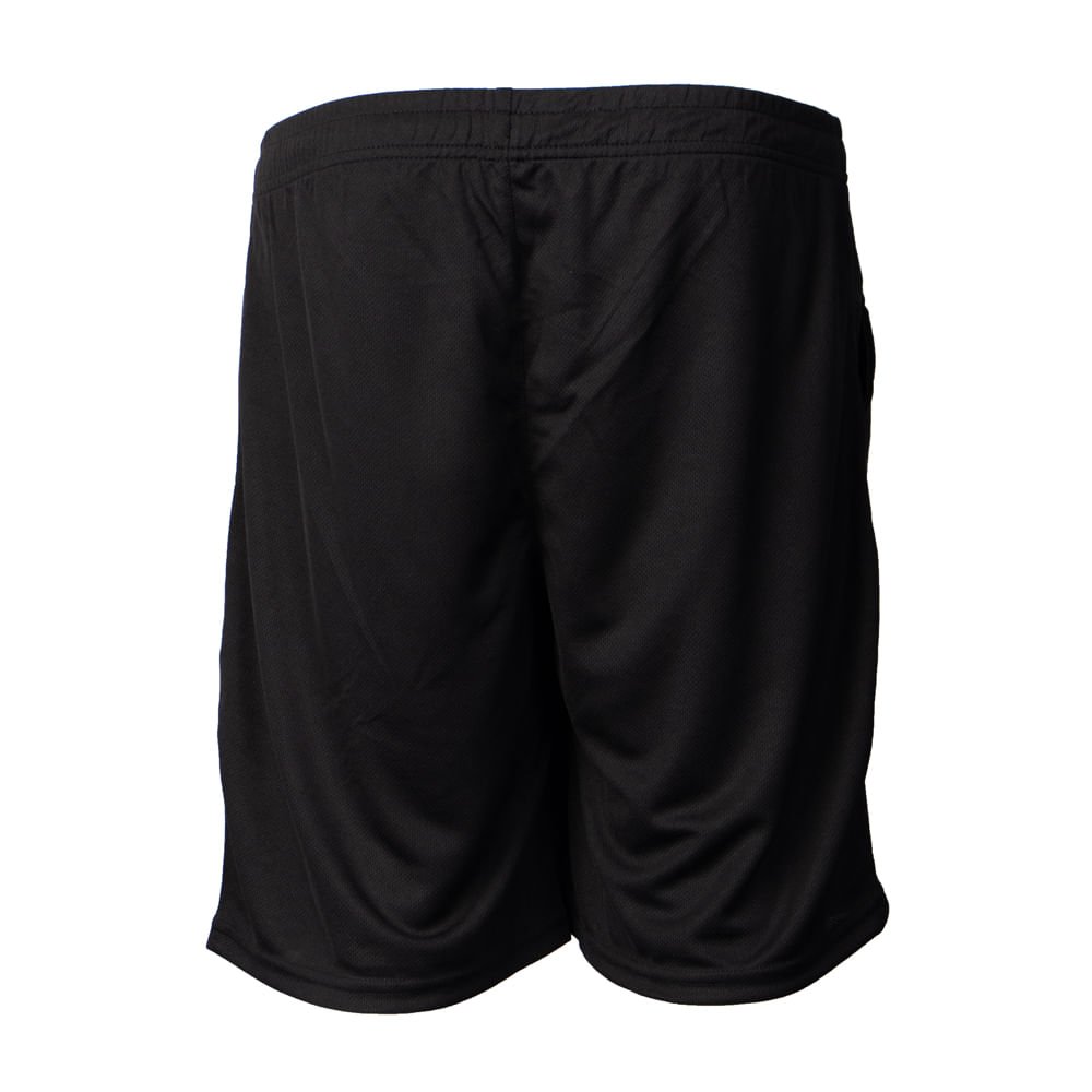Bermuda Masculina Olympikus Basic Logo Elos Preto Preto 2