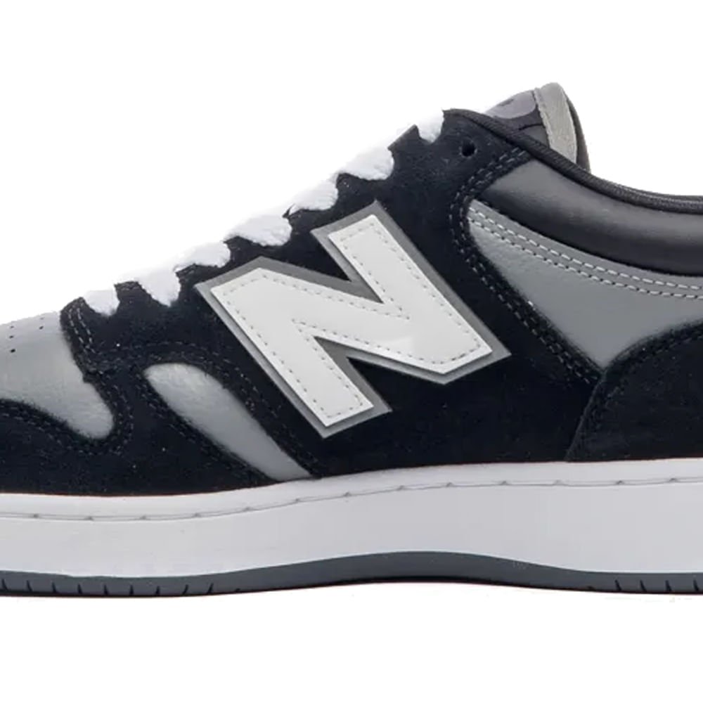 Tênis Masculino New Balance 480L Preto/Cinza Preto/Cinza 6
