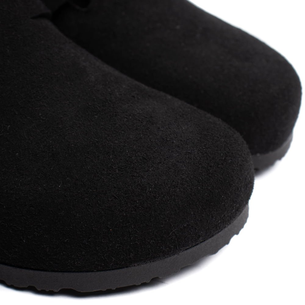 Mule Feminino Beira Rio Camurção Fivela Casual Preto Preto 5