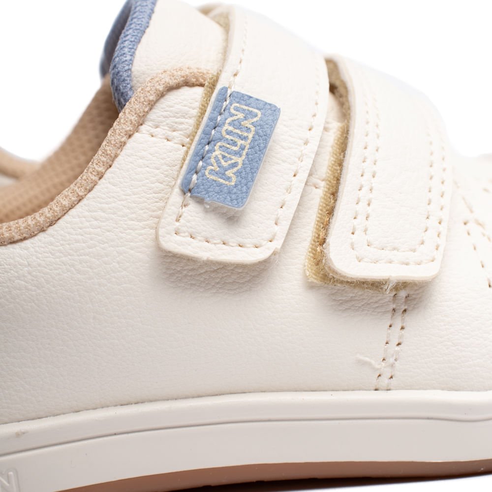 Tênis Infantil Klin Flyer Baby Tiras Aderentes Off White Off White 6