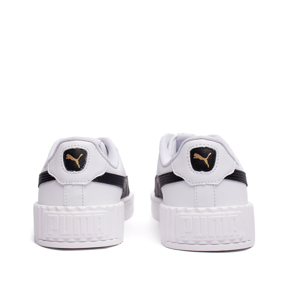 Tênis Feminino Puma Carina Branco/Preto Branco/Preto 3