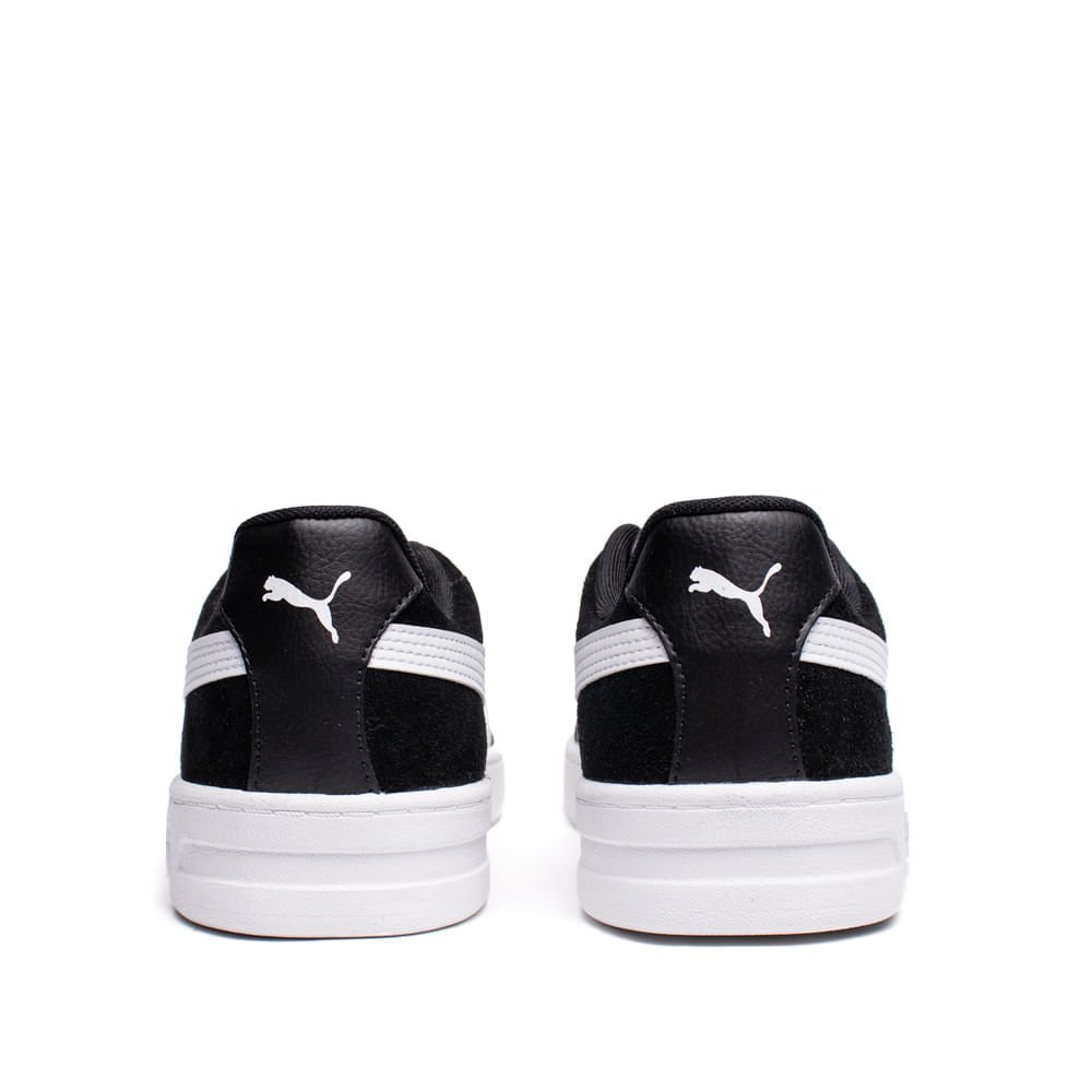 Tênis Masculino Puma Court Classic Clean Preto/Branco Preto/Branco 3