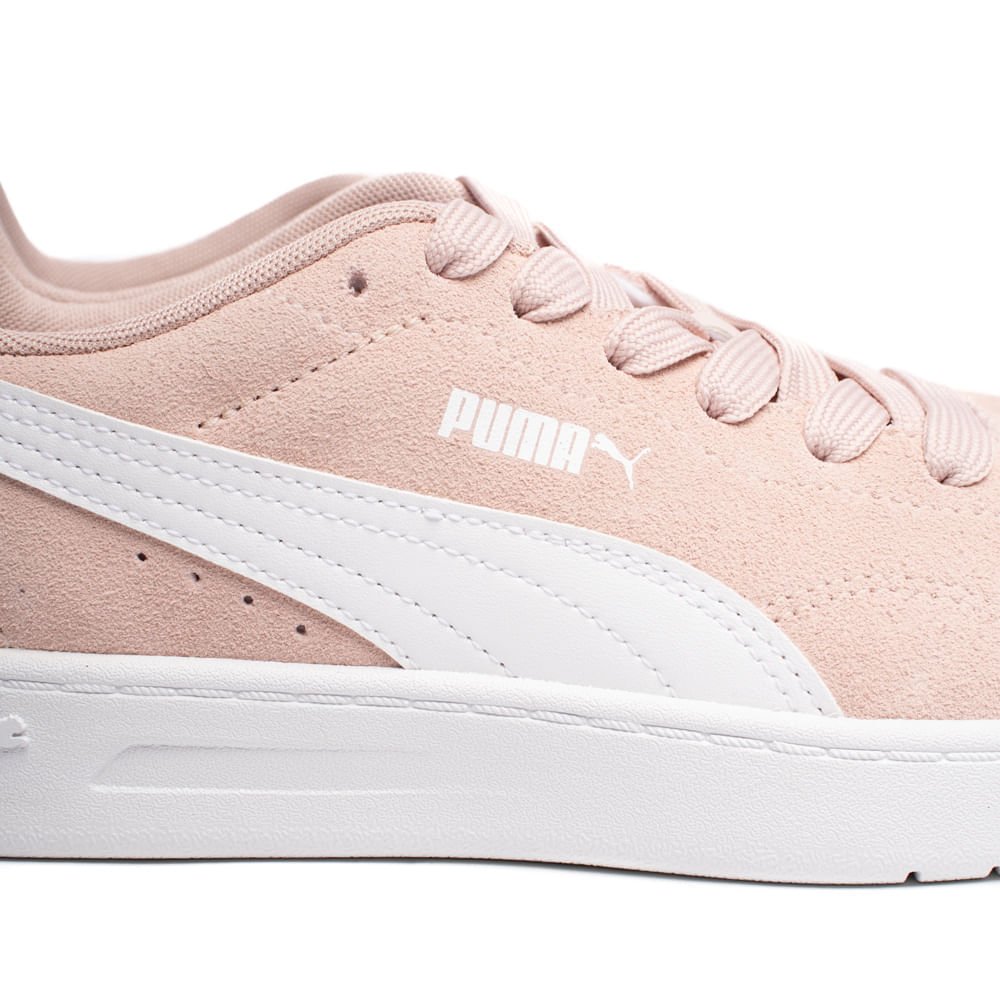 Tênis Feminino Court Lally Suede Rosa Claro Rosa 6