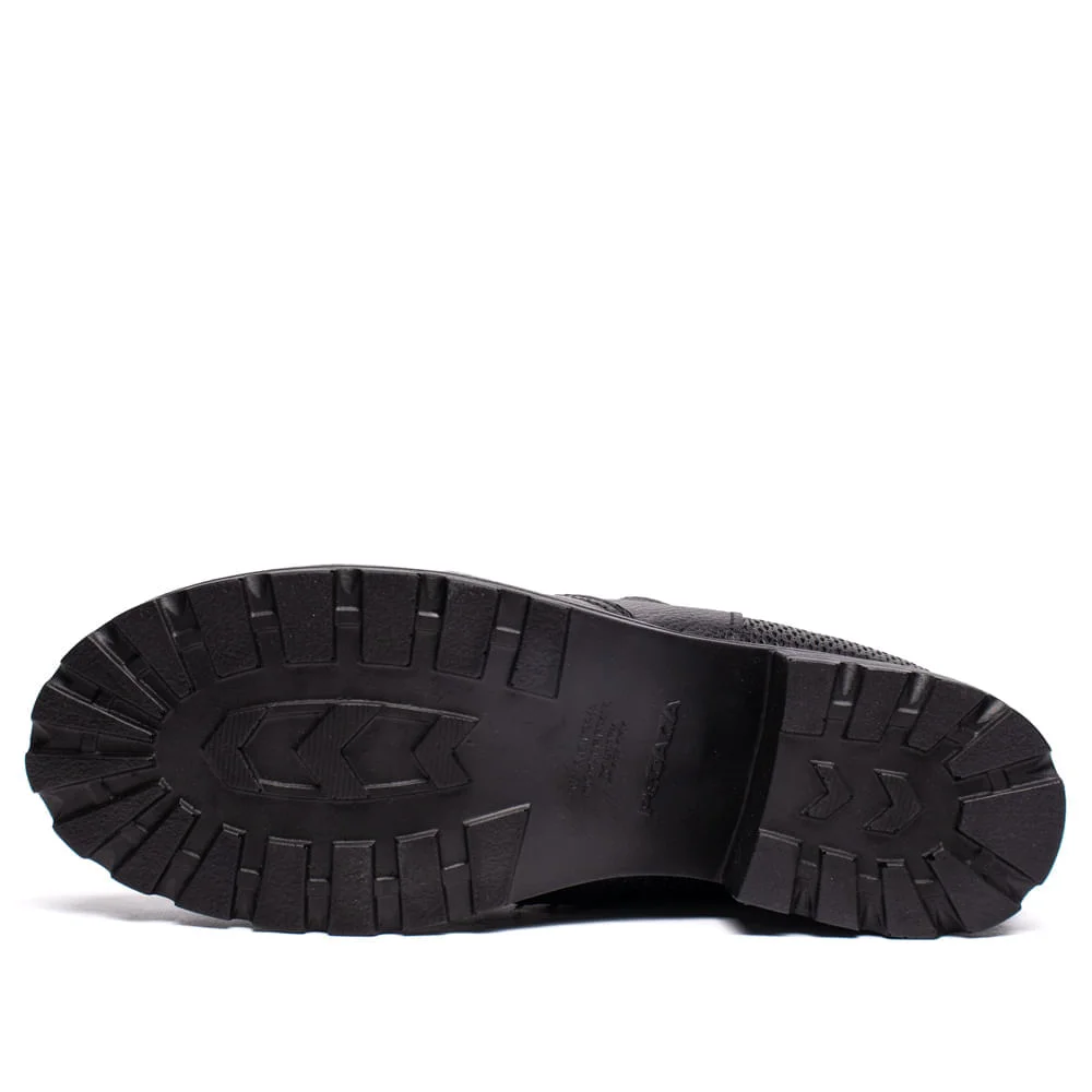 Bota Feminina Pegada Burnished Fivela Preto Preto 2