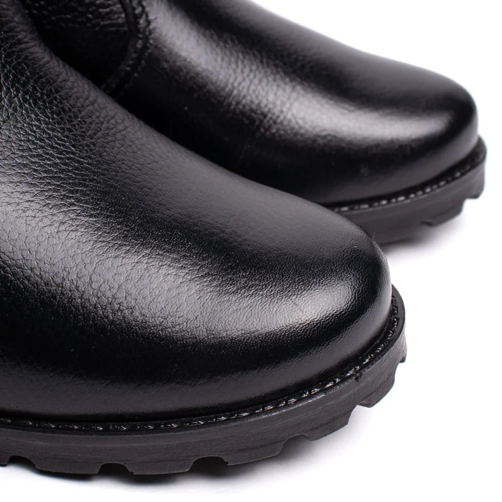 Bota Feminina Pegada Burnished Fivela Preto Preto 5