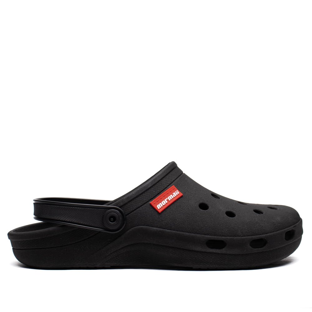 Sandália Babuche Masculina Mormaii Preto/Vermelho