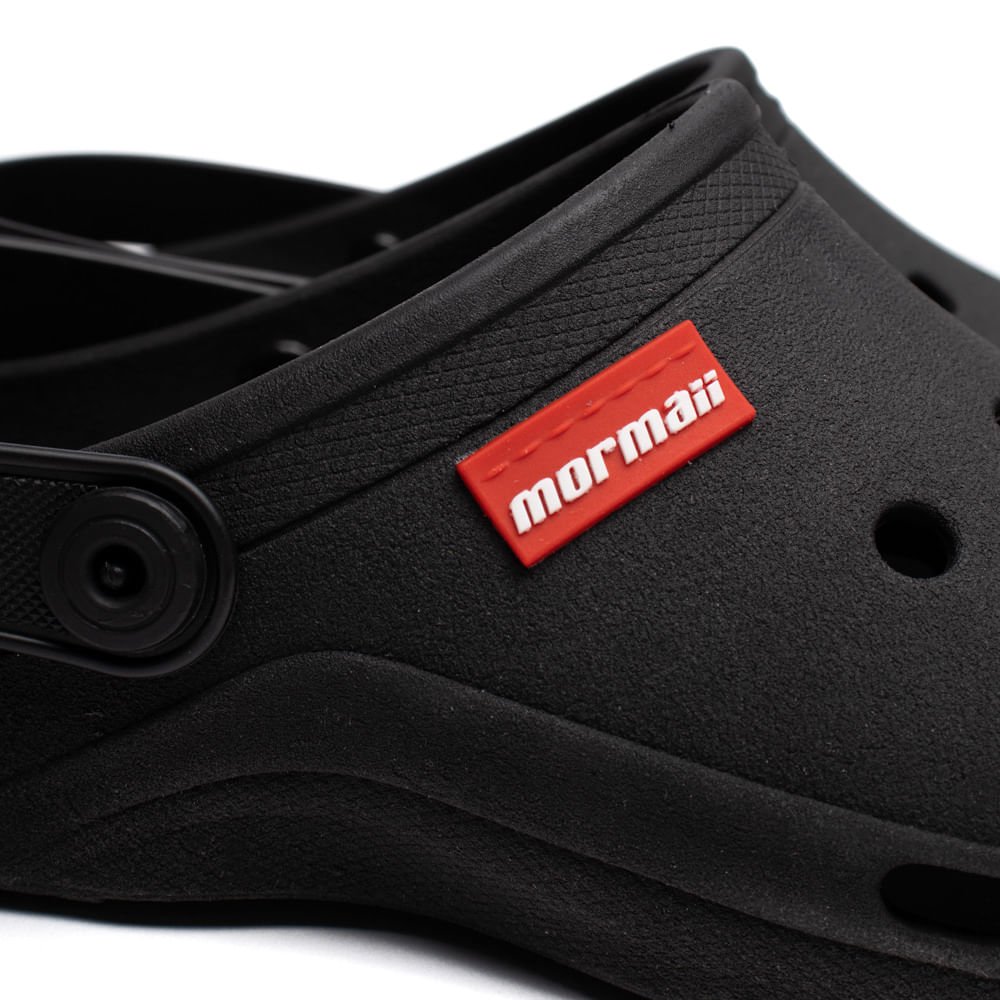 Sandália Babuche Masculina Mormaii Preto/Vermelho Preto 6