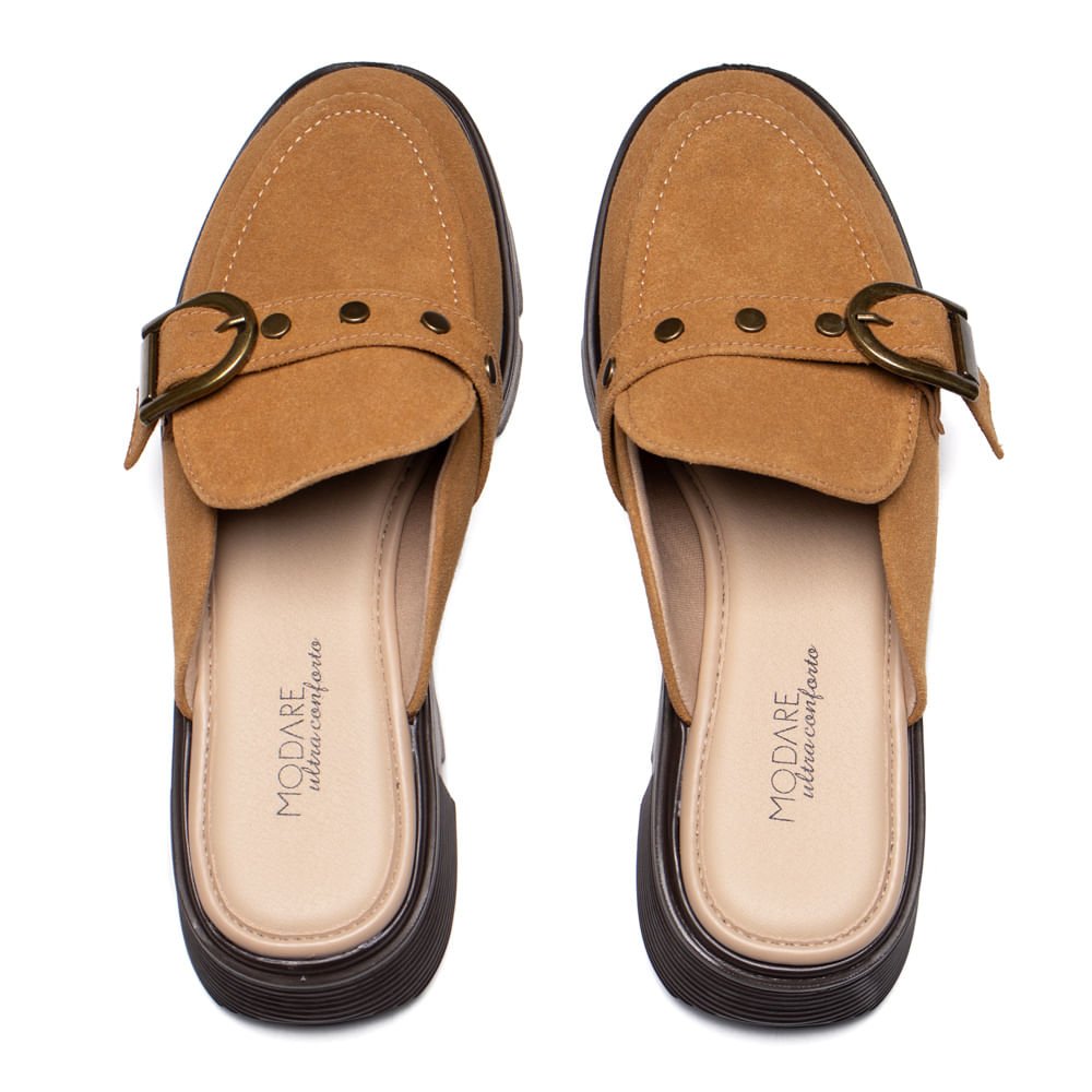 Mule Feminino Modare Tratorado Caramelo Caramelo 4