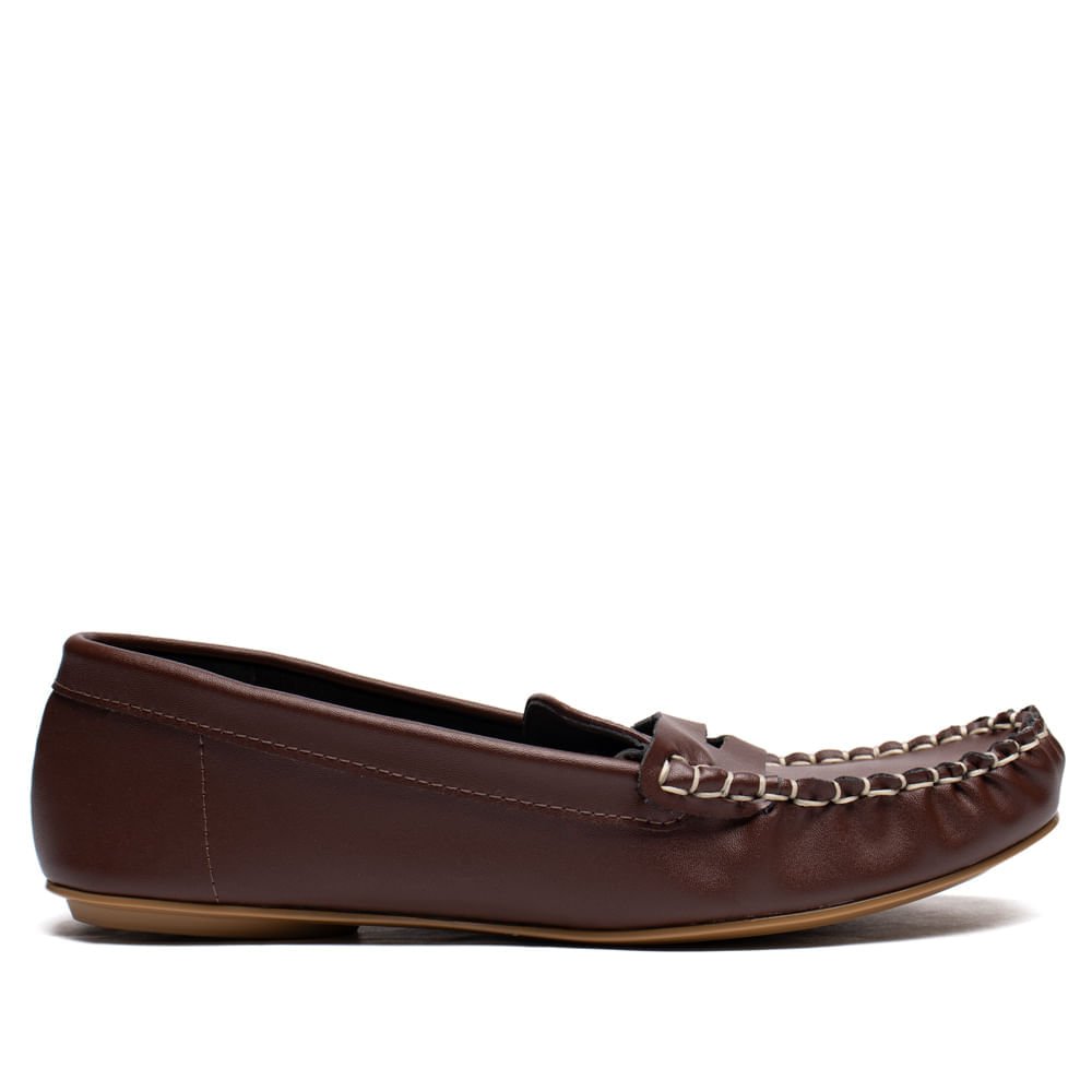 Mocassim Feminino Vizzano Marrom