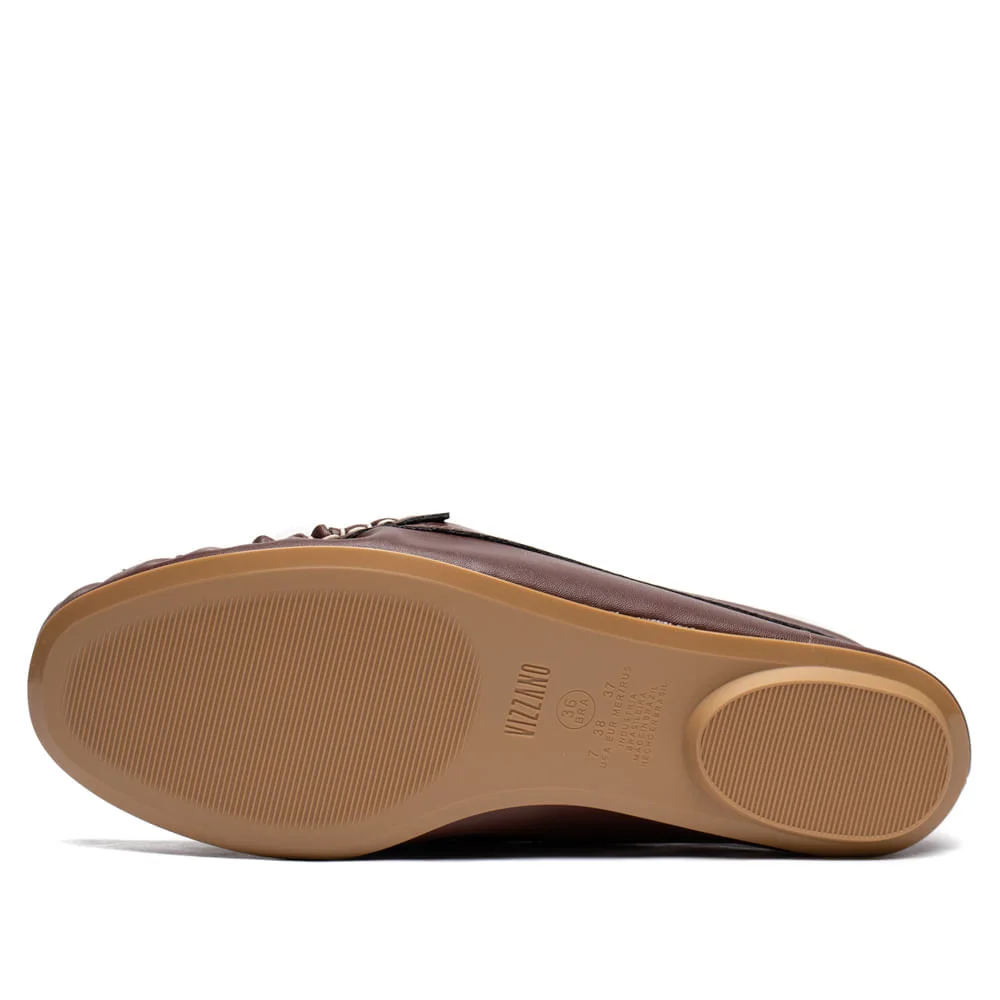 Mocassim Feminino Vizzano Marrom Marrom 2