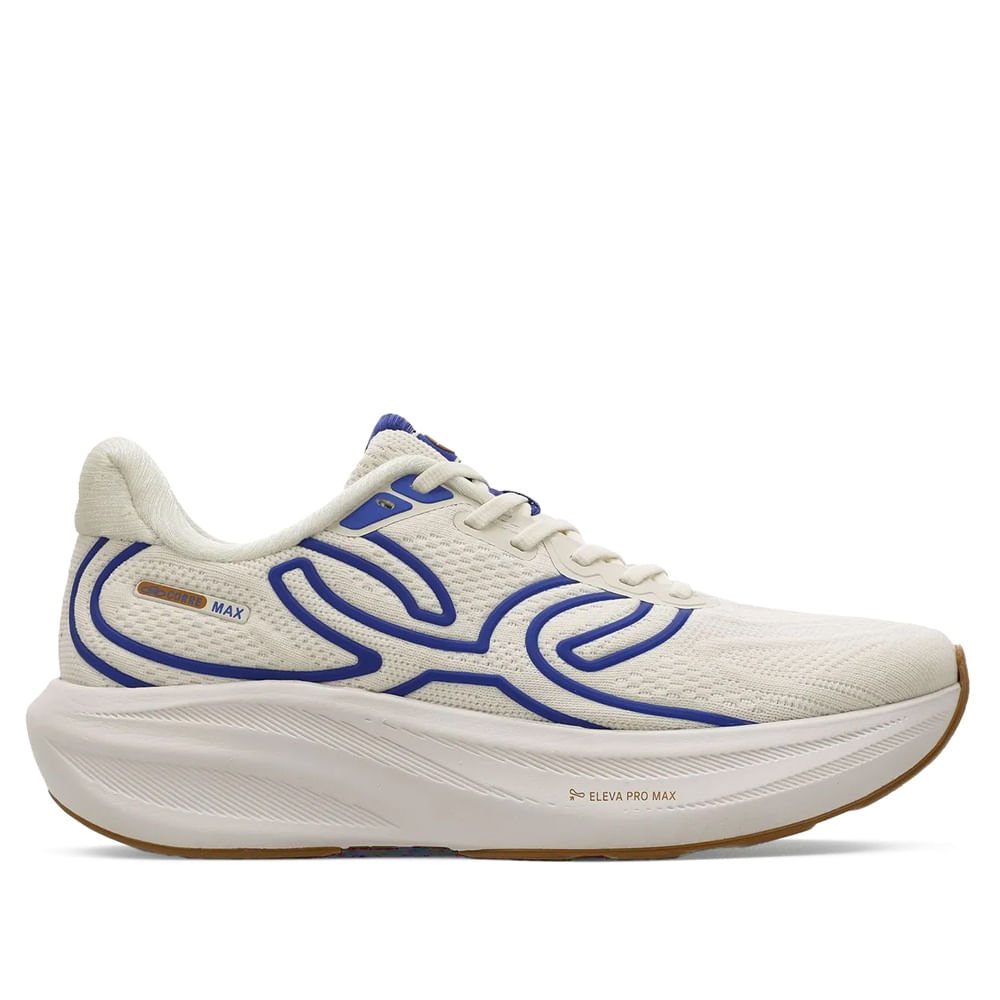 Tênis Masculino Olympikus Corre Max Hypersox 2.0 Azul/Branco