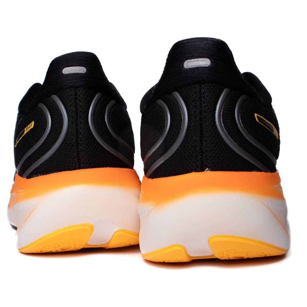 Tênis Masculino Olympikus Corre Max 365 Preto/Laranja Preto/Laranja 5