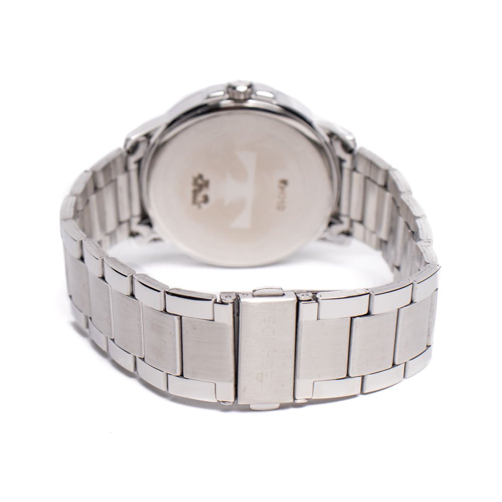 Relógio Masculino Technos 2315LAV/1A Aço Prata/Azul Prata 2