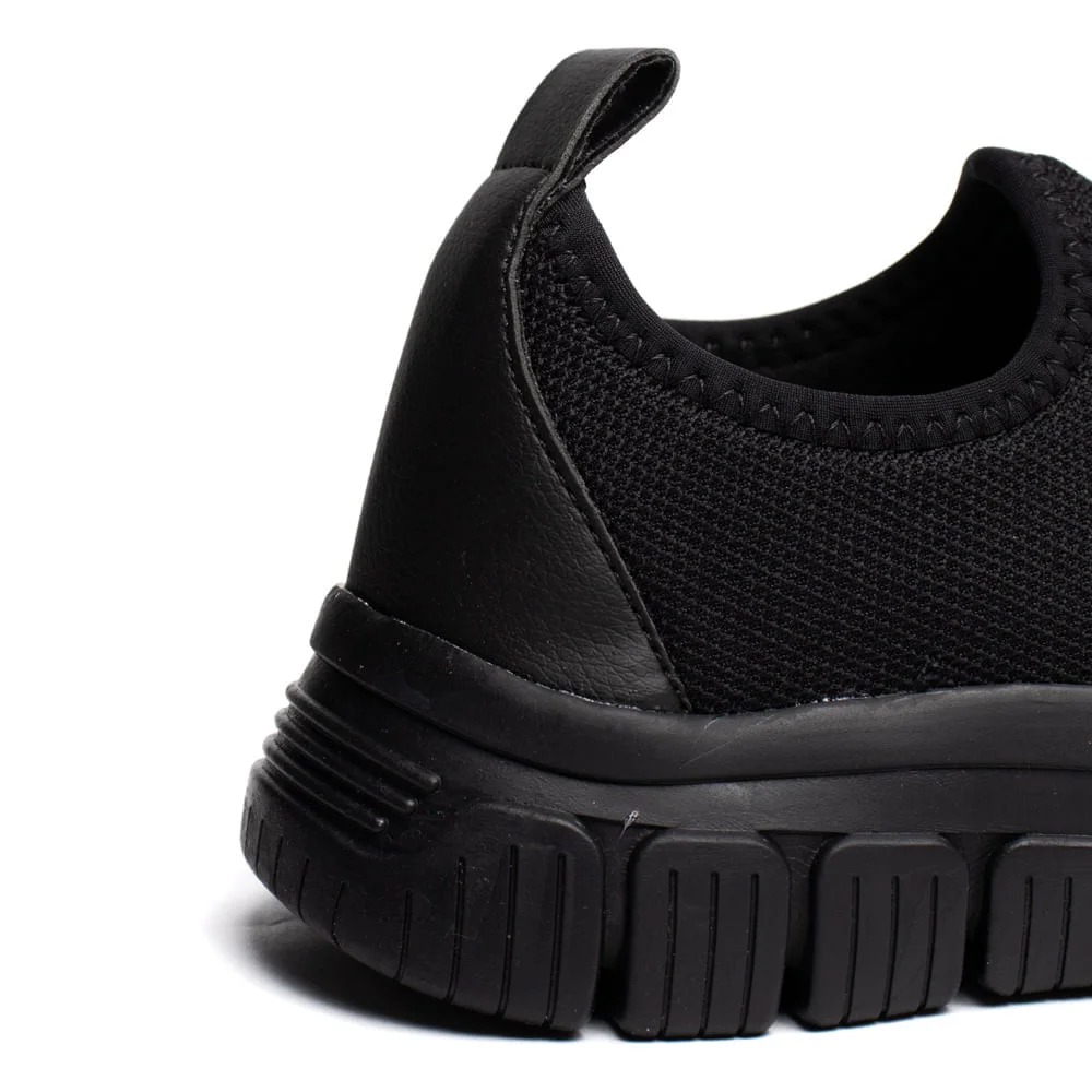 Tênis Infantil Novopé Soft Sport Calce Fácil Preto/Branco Preto 5
