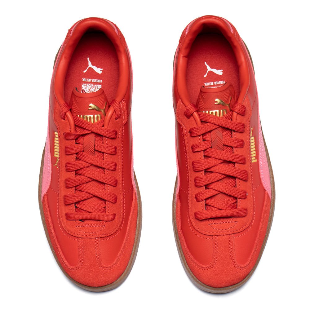 Tênis Feminino Puma Club II Era Vermelho Vermelho 4