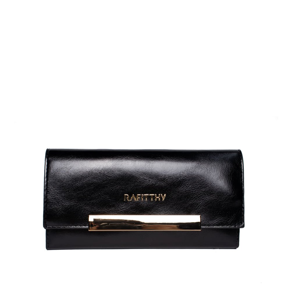 Carteira Feminina Rafitthy Verniz Preto