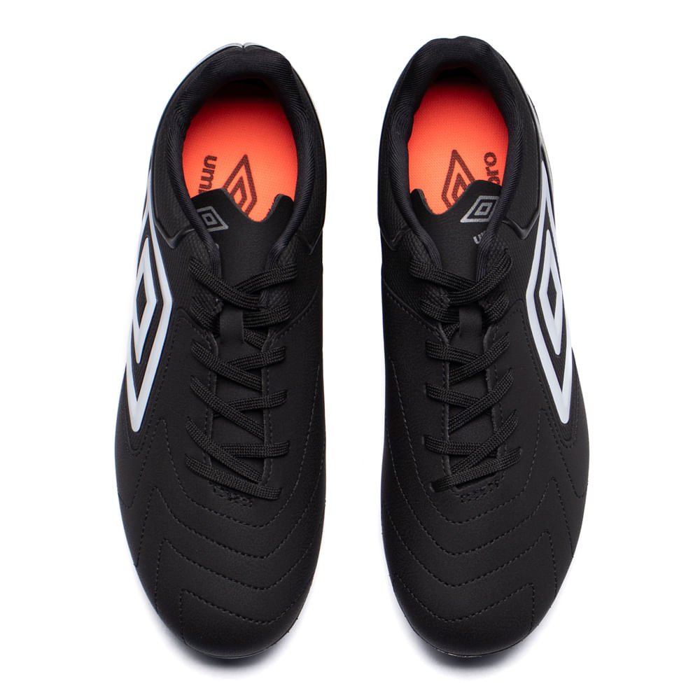 Chuteira Campo Masculina Umbro Master Class FG Preto/Cinza Preto 4