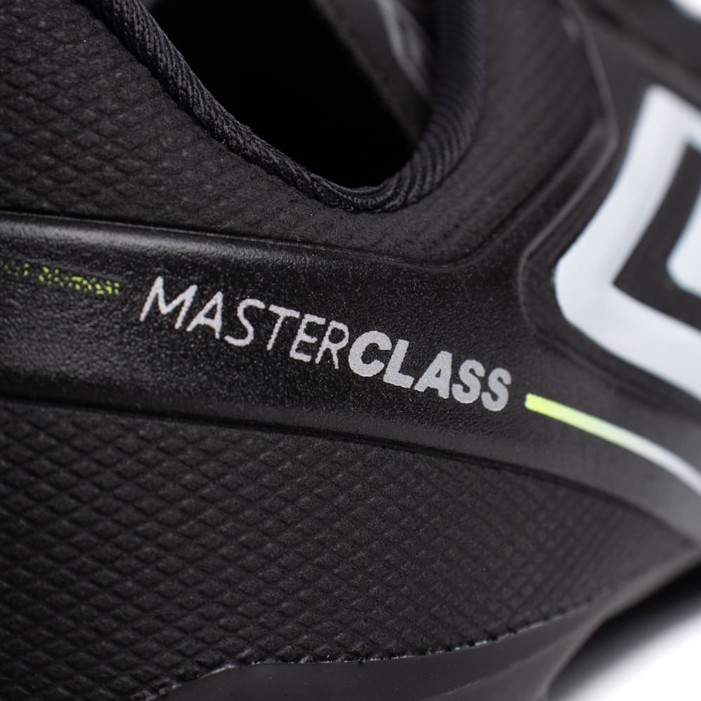 Chuteira Campo Masculina Umbro Master Class FG Preto/Cinza Preto 7