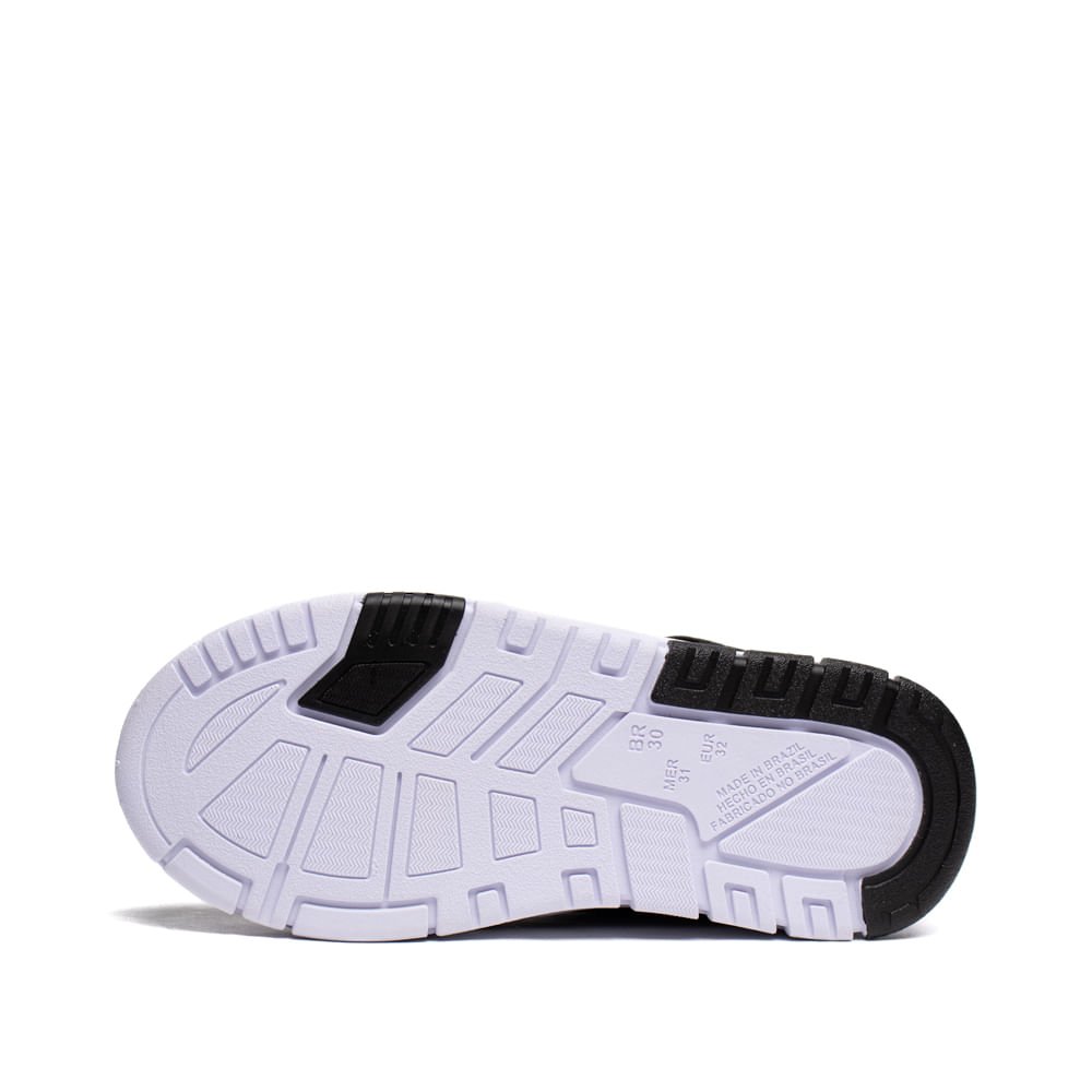 Tênis Infantil Brink Cano Alto Street Preto/Branco Preto 2