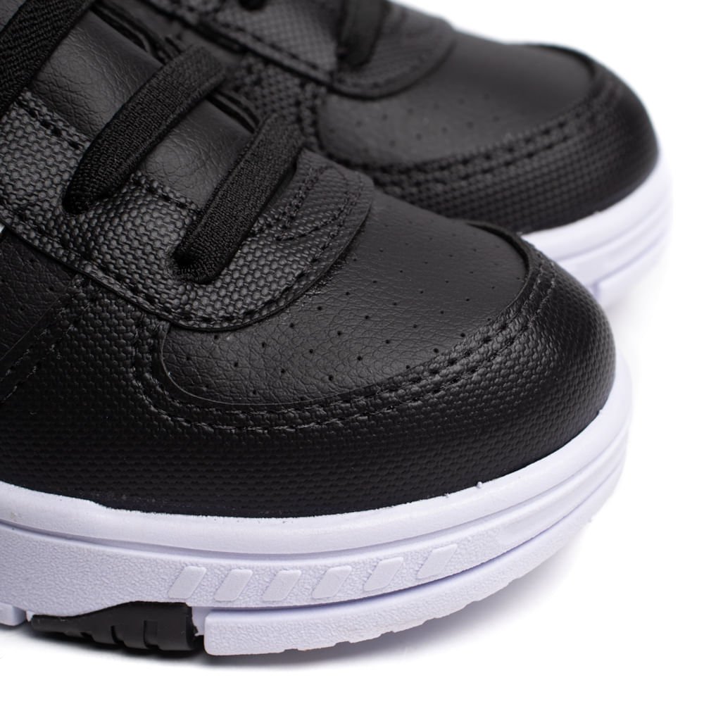 Tênis Infantil Brink Cano Alto Street Preto/Branco Preto 5