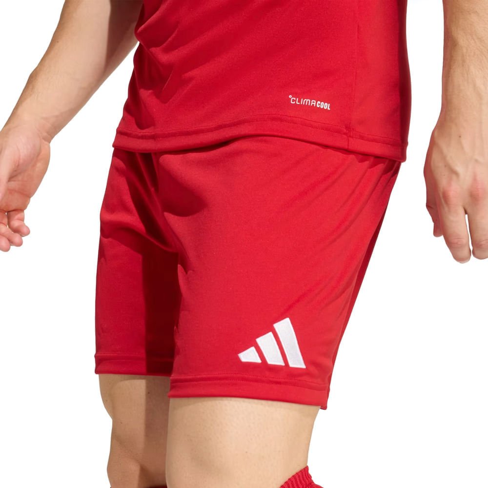 Short Masculino Adidas Entrada 26 Climacool Vermelho