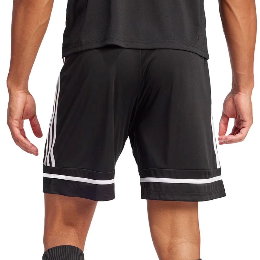 Short Masculino Adidas Esportivo AEROREADY Preto Preto 2