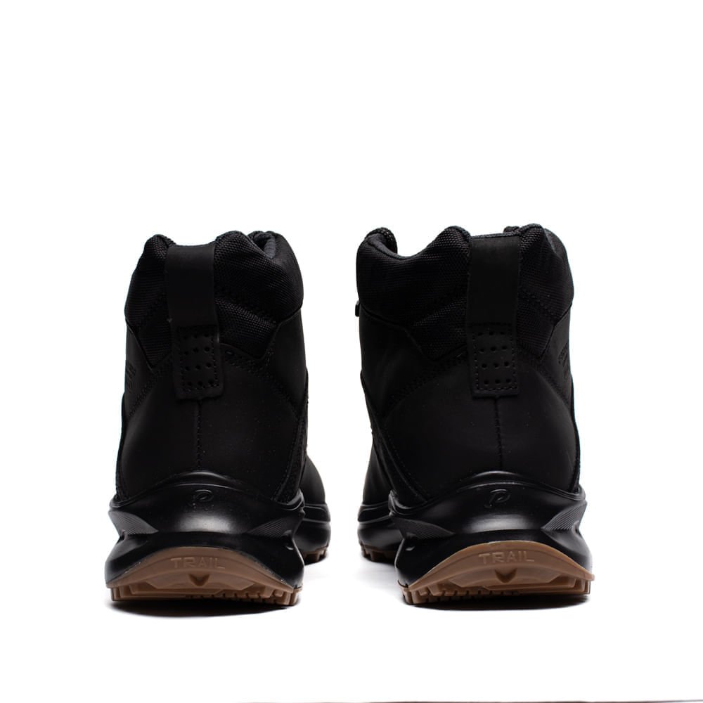 Bota Masculina Pegada Pull Up Trail Preto Preto 3