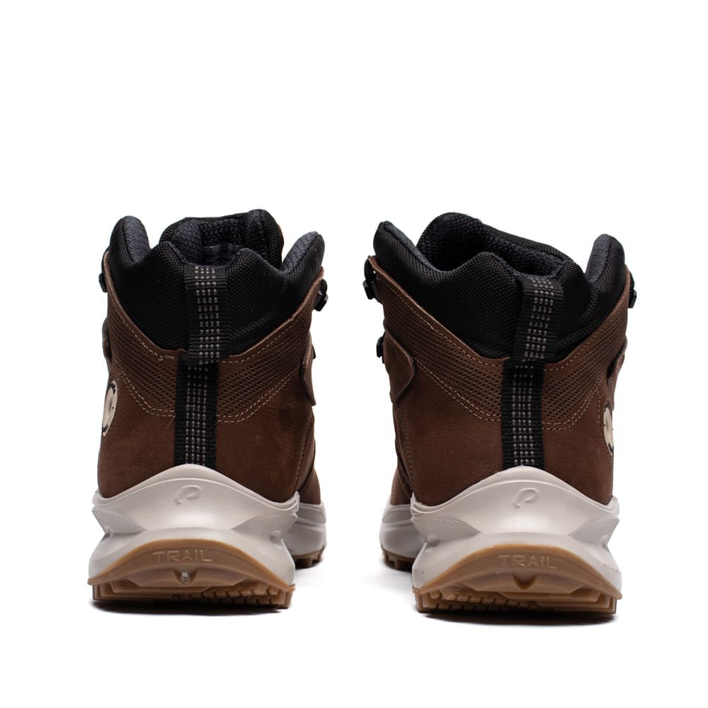 Bota Feminina Pegada Mountain Couro Marrom Marrom 3