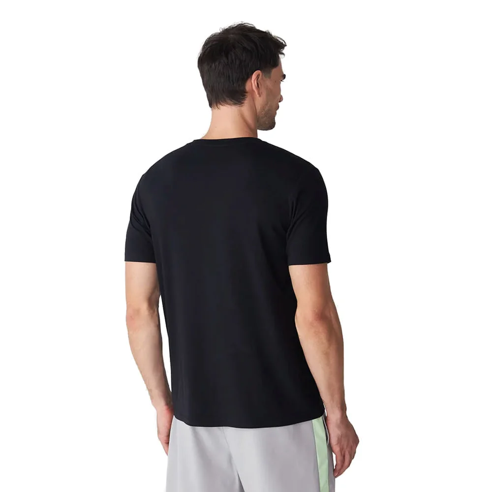 Camiseta Masculina New Balance Athletics Graphic Preto Preto 2