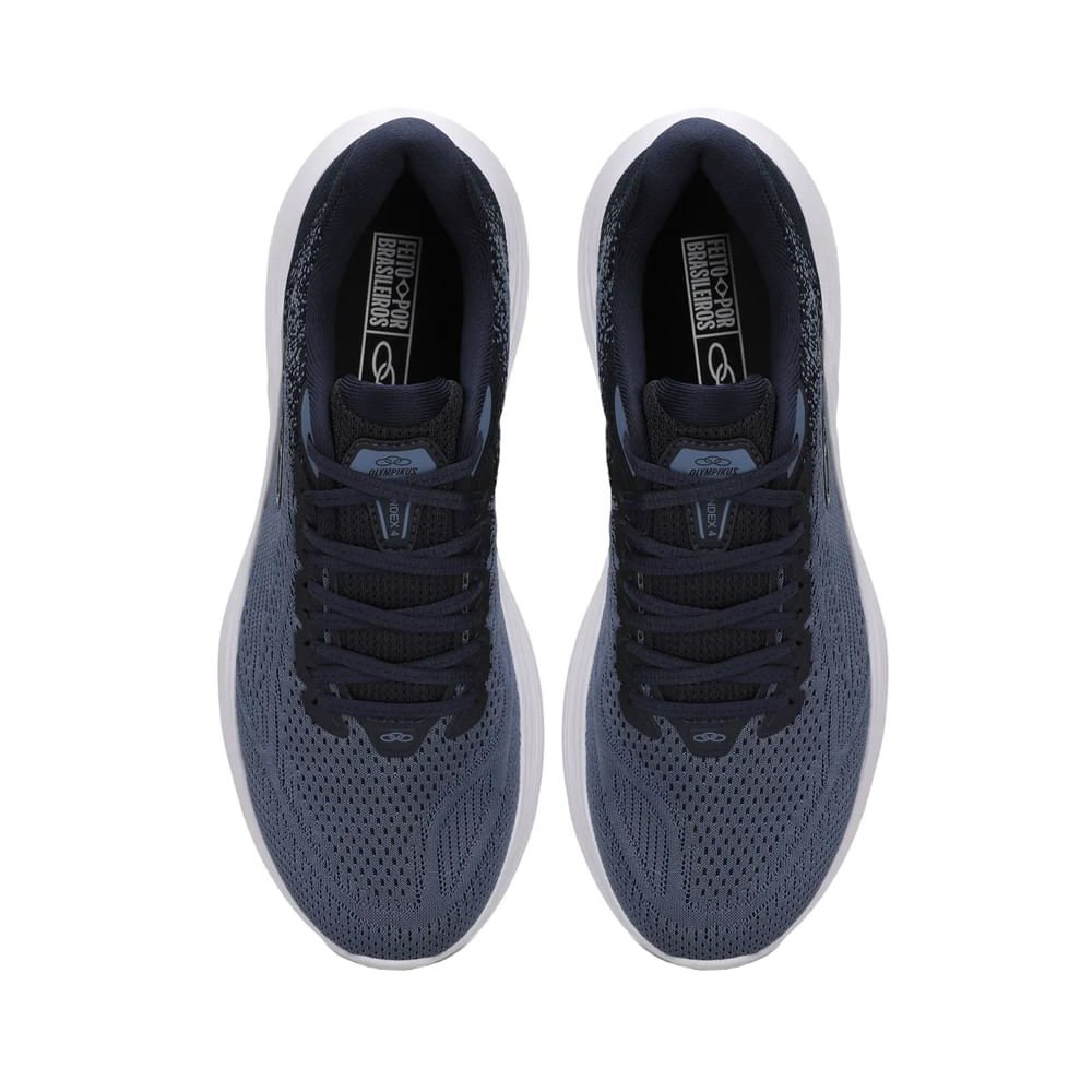 Tênis Masculino Olympikus Index 4 Azul/Marinho Azul/Preto 4
