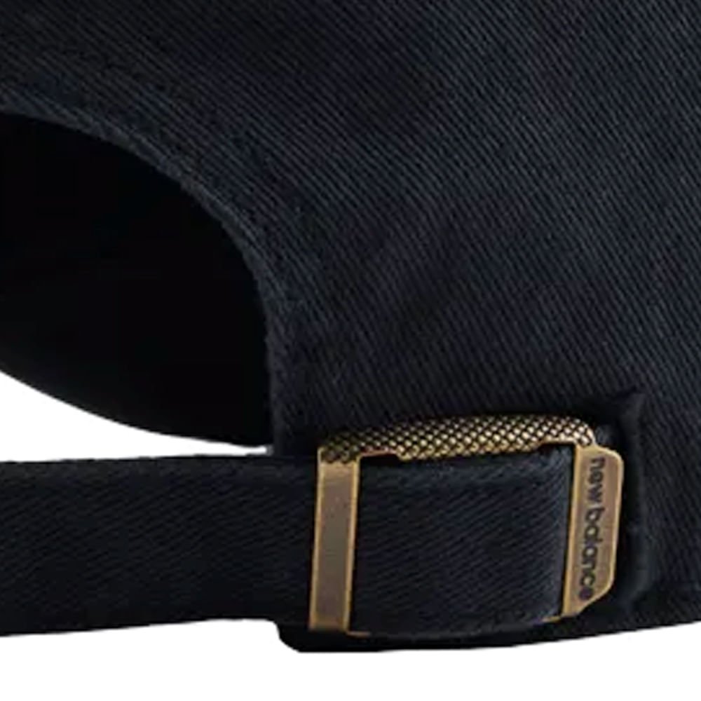 Boné Unissex New Balance 6 Panel Core Preto Preto 3