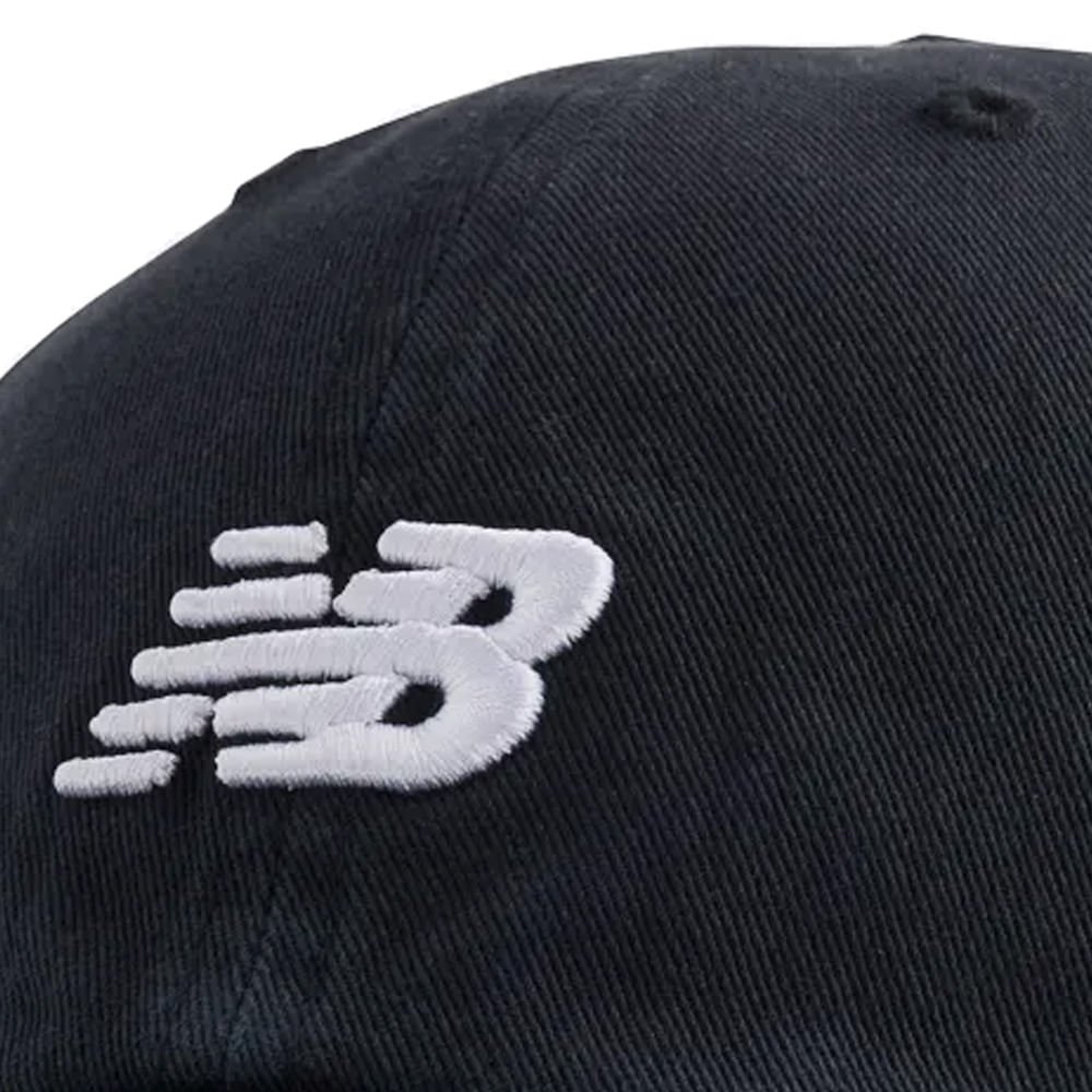 Boné Unissex New Balance 6 Panel Core Preto Preto 5