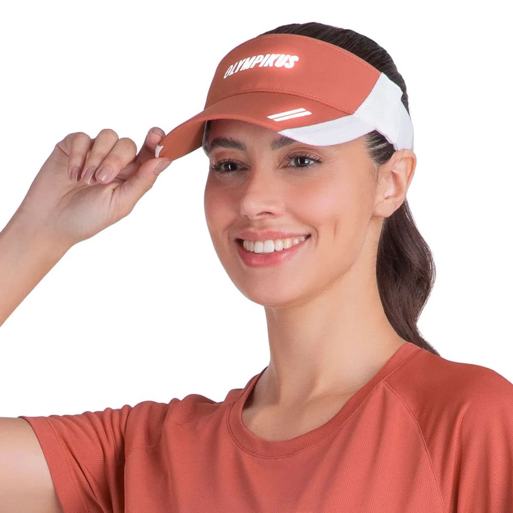Viseira Unissex Olympikus Run Rosa/branco Rosa/Branco 5