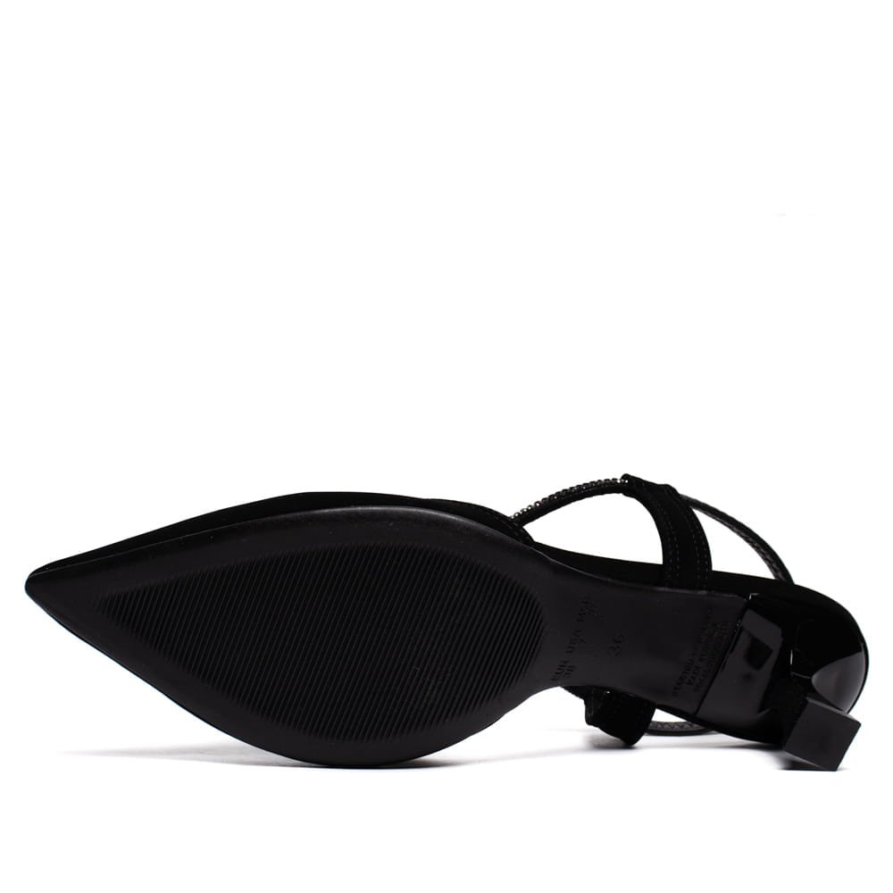 Sapato Feminino Bebecê Nobuck Preto Preto 2